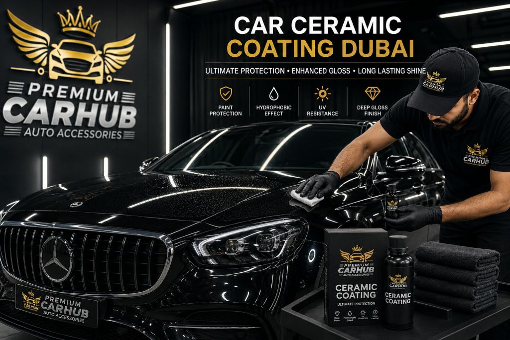 Professional Car Ceramic Coating Dubai service providing long-lasting paint protection and glossy finish