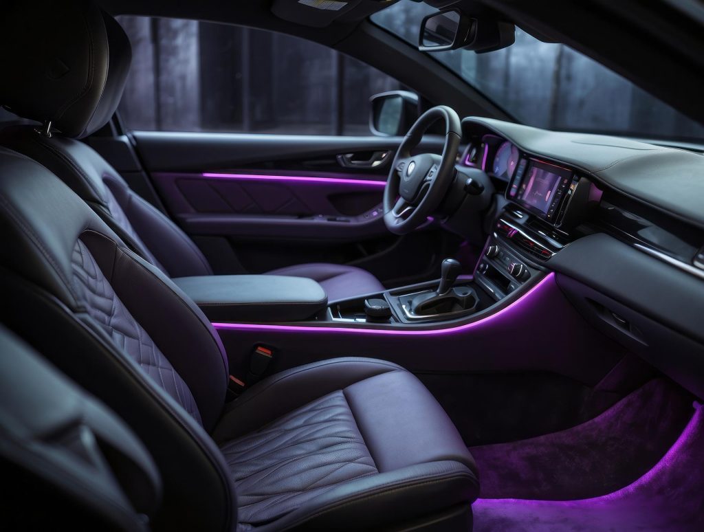 Best Ambient Lighting for Luxury Cars Installed by Premium Car Hub Dubai