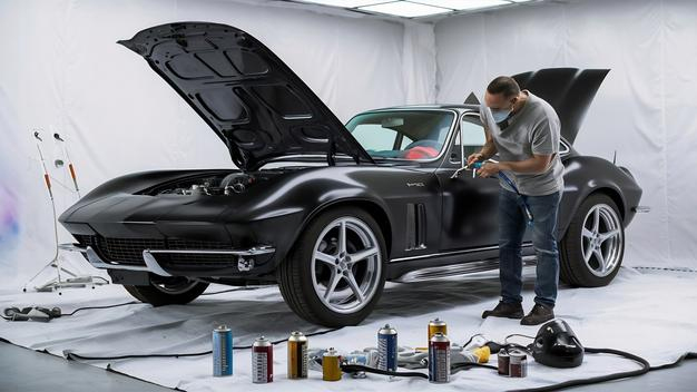 Luxury sports car fitted with the best car body kits by Premium Car Hub in Dubai