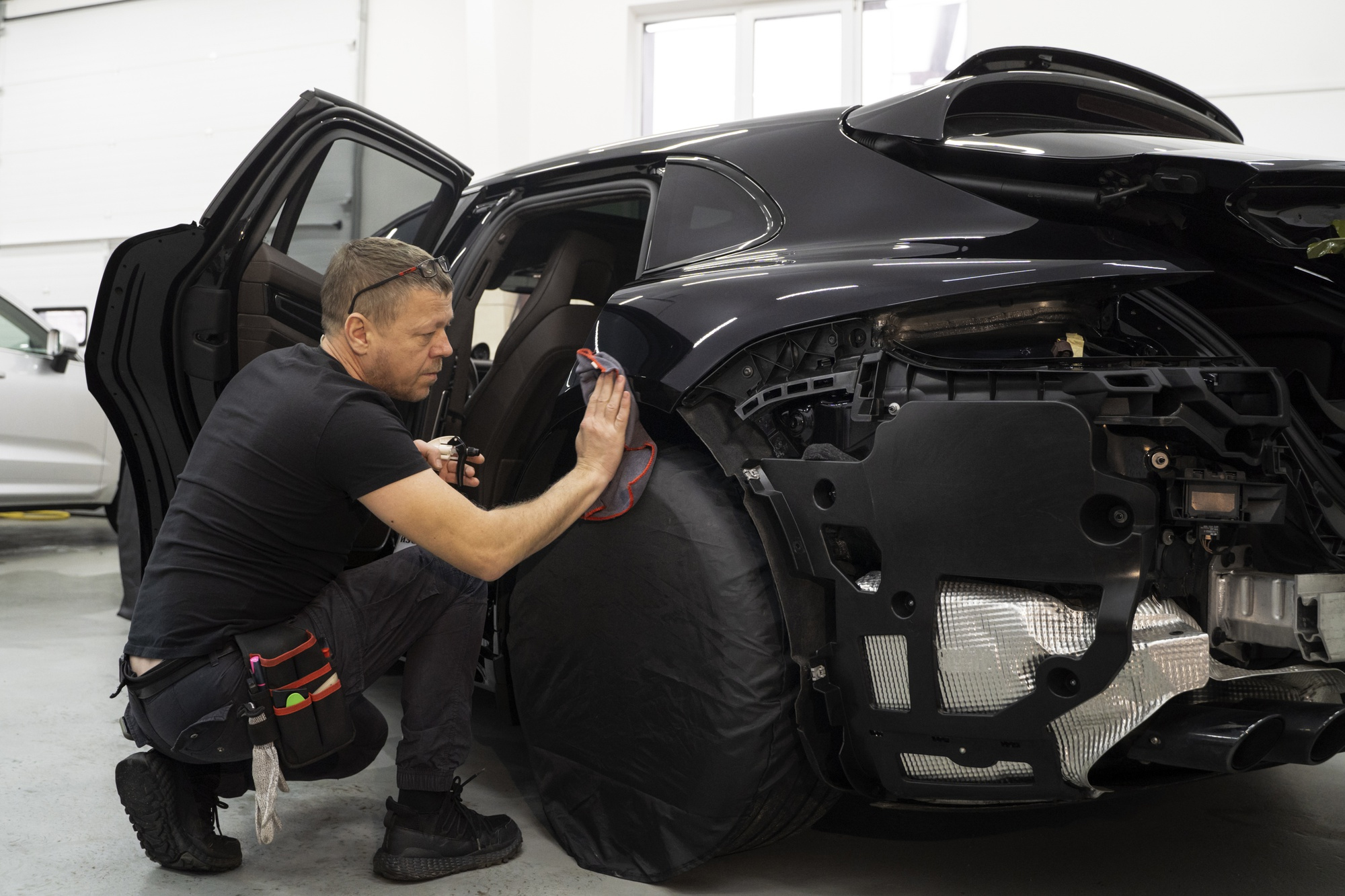 Luxury car customization services in Dubai by Premium Car Hub technicians
