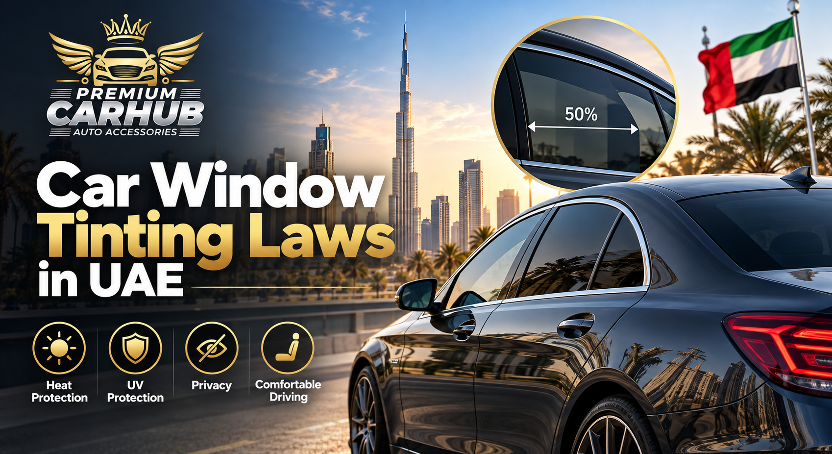 Car Window Tinting laws in UAE for Dubai drivers