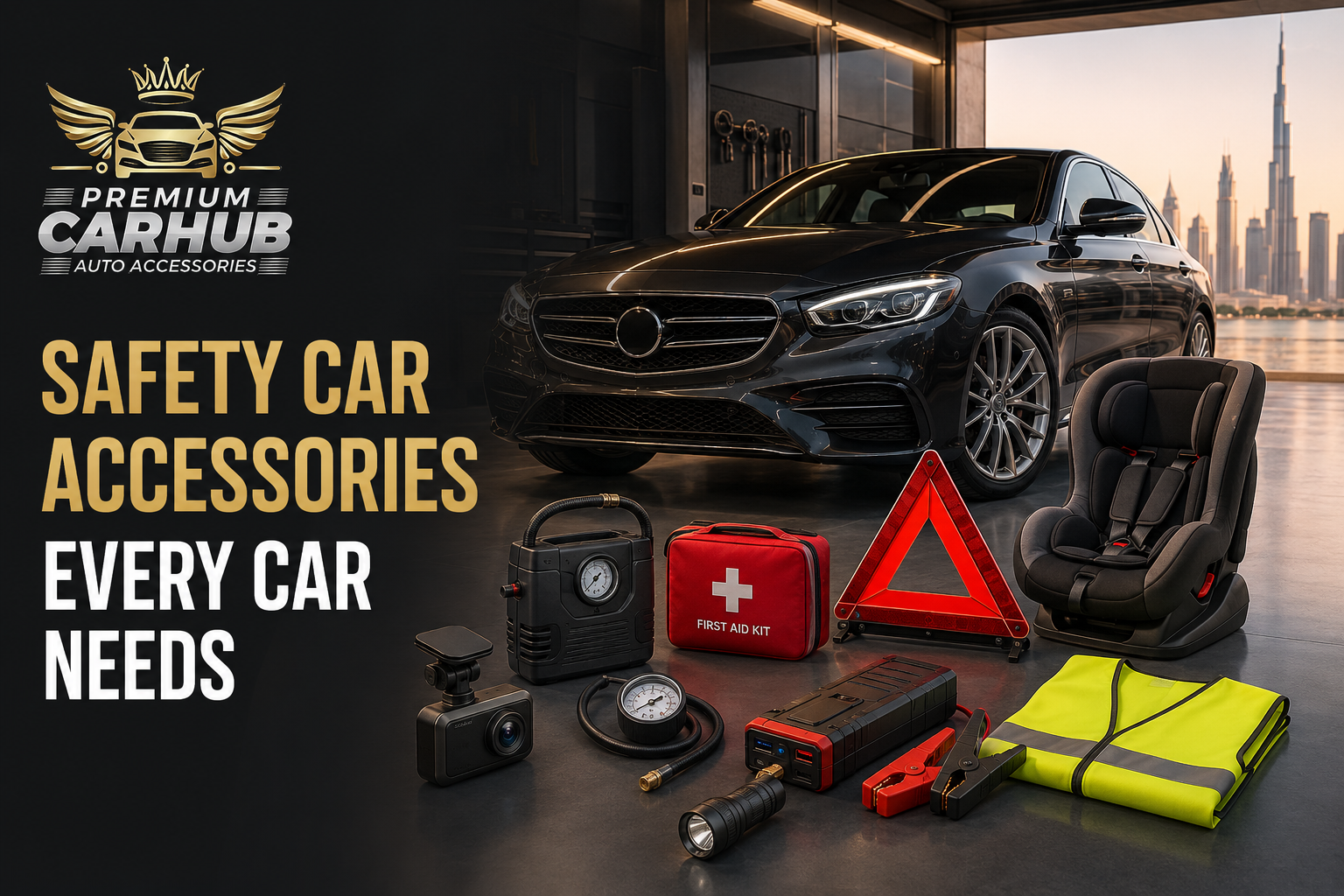 Essential safety car accessories for drivers in Dubai and the UAE